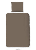 Pure Dekbedovertrek Micropercal Uni - taupe