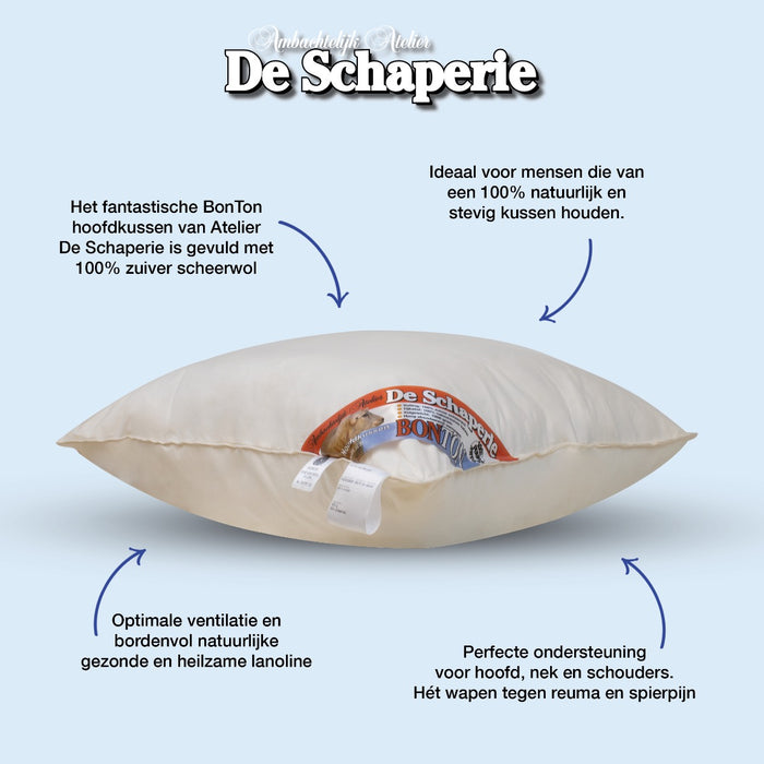 De Schaperie - Wol Kussen- 60x70cm