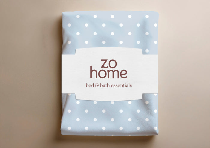 Zo Home Dekbedovertrek Katoen Punta di Cotone - powder blue