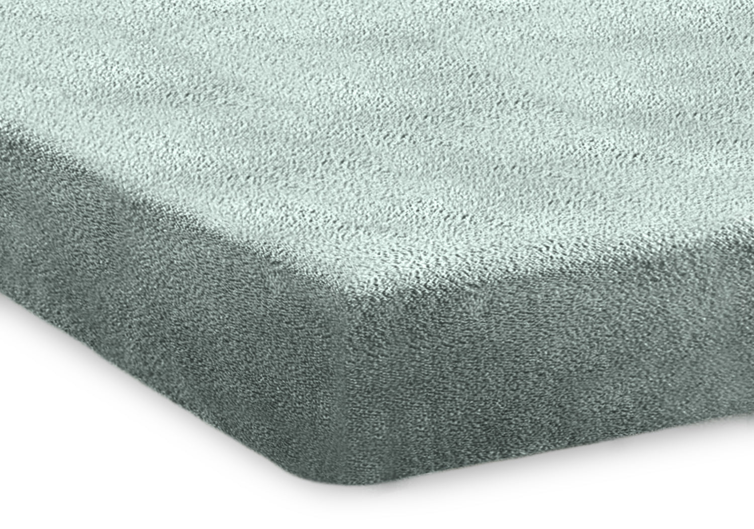 Eleganzzz Hoeslaken Teddy Pluche 35cm Hoekhoogte - jade