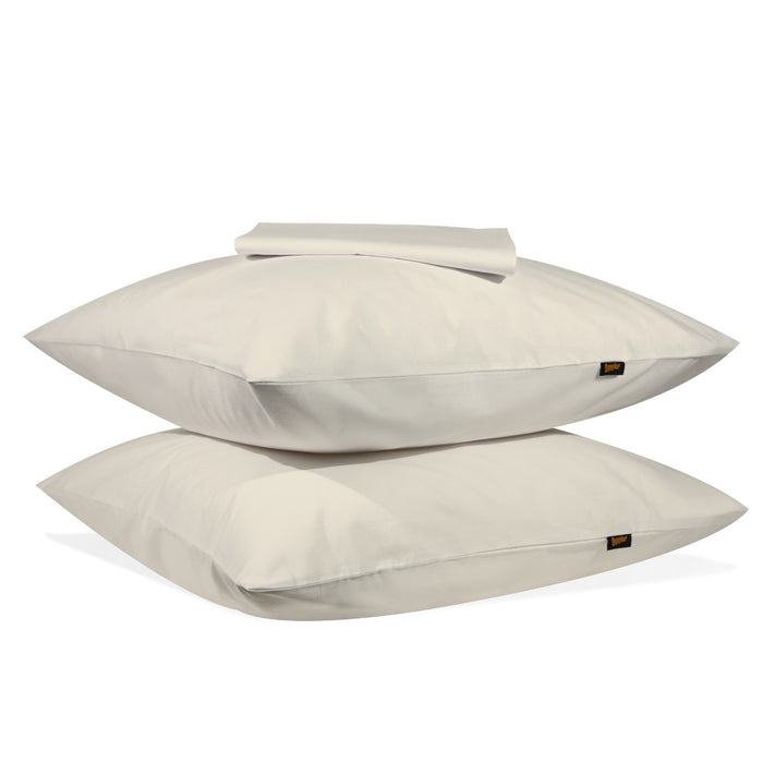 Superieur - Kussensloop - Crème - Standaard kussen