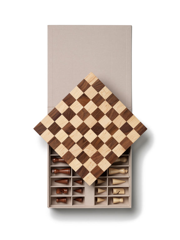 Printworks Spel - Chess Wood - The Minimalist