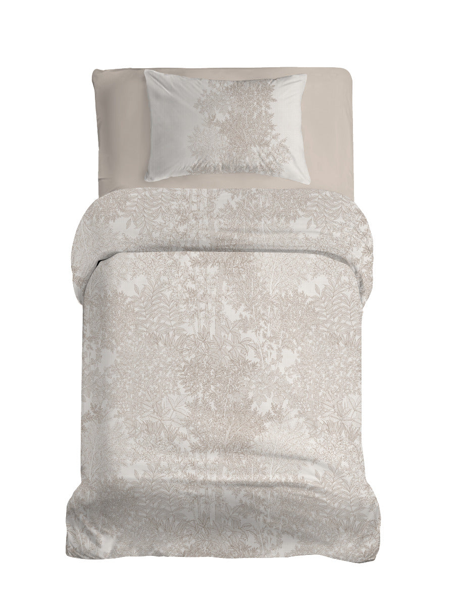 LINNICK Dekbedovertrek Katoen Renforcé Ramina - beige