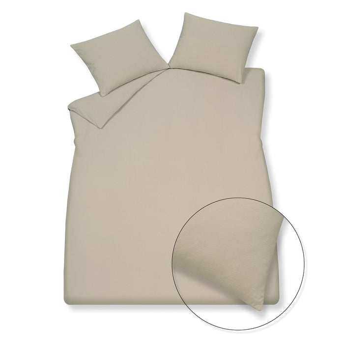 Pure 66 Kussensloop Linen | 60 x 70 cm | Beige | Bruin