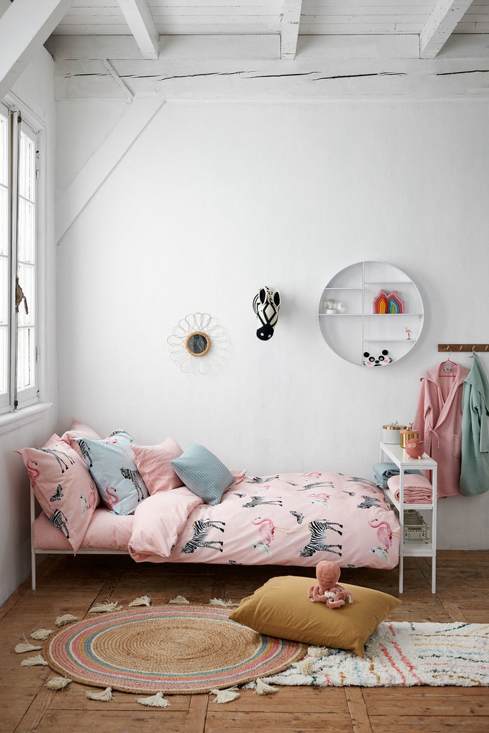 Badjas Kids Girls Celadon Green | 122-128 cm | Groen | Katoen