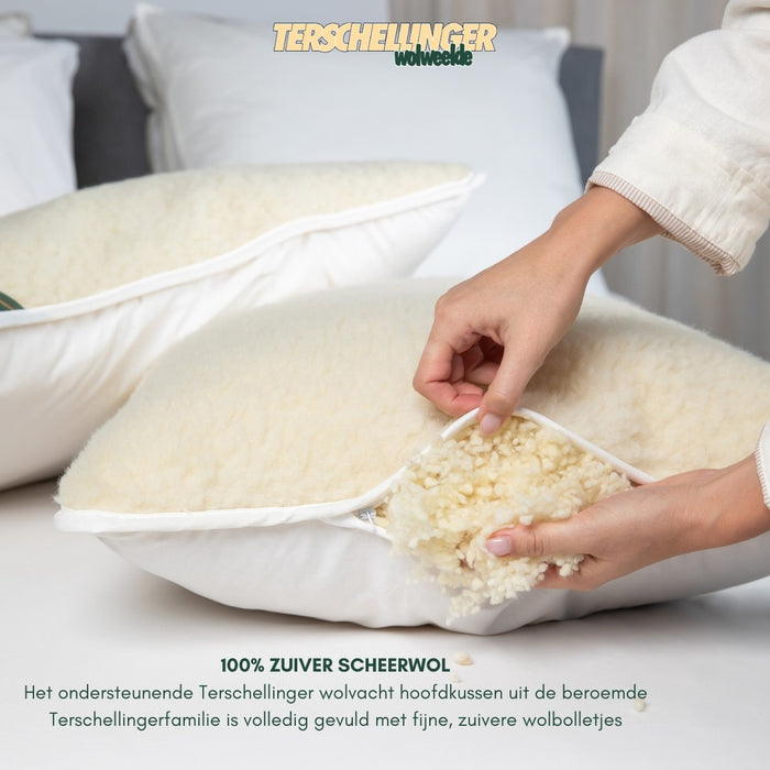 Terschellinger Wolweelde - Wol Kussen- 60x70cm