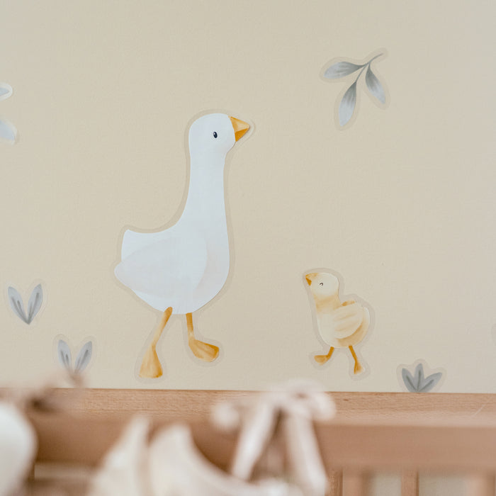 Little Dutch Little Goose Muurstickers - 29.7x21cm - Dieren en Ganzen