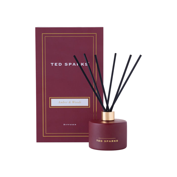 Ted Sparks - Geurstokjes Diffuser - Amber & Woods
