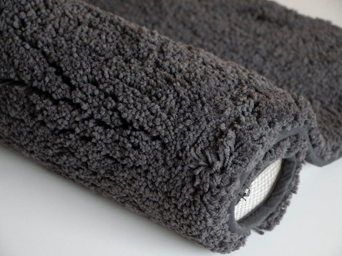 Atlas Badmat Caviar | 70 x 120 cm | Grijs | Polyester