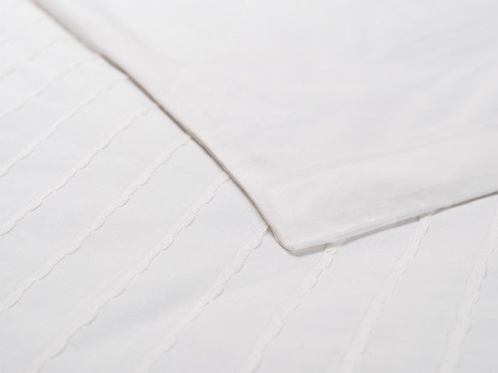 LINNICK Dekbedovertrek Katoen Renforcé Estina - off white