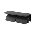 Yamazaki Tower Toiletrolhouder dubbel wandmontage - Zwart