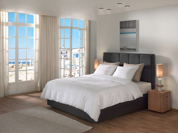 Yellow Dekbedovertrek Katoen Suites Casablanca - blanc de blanc