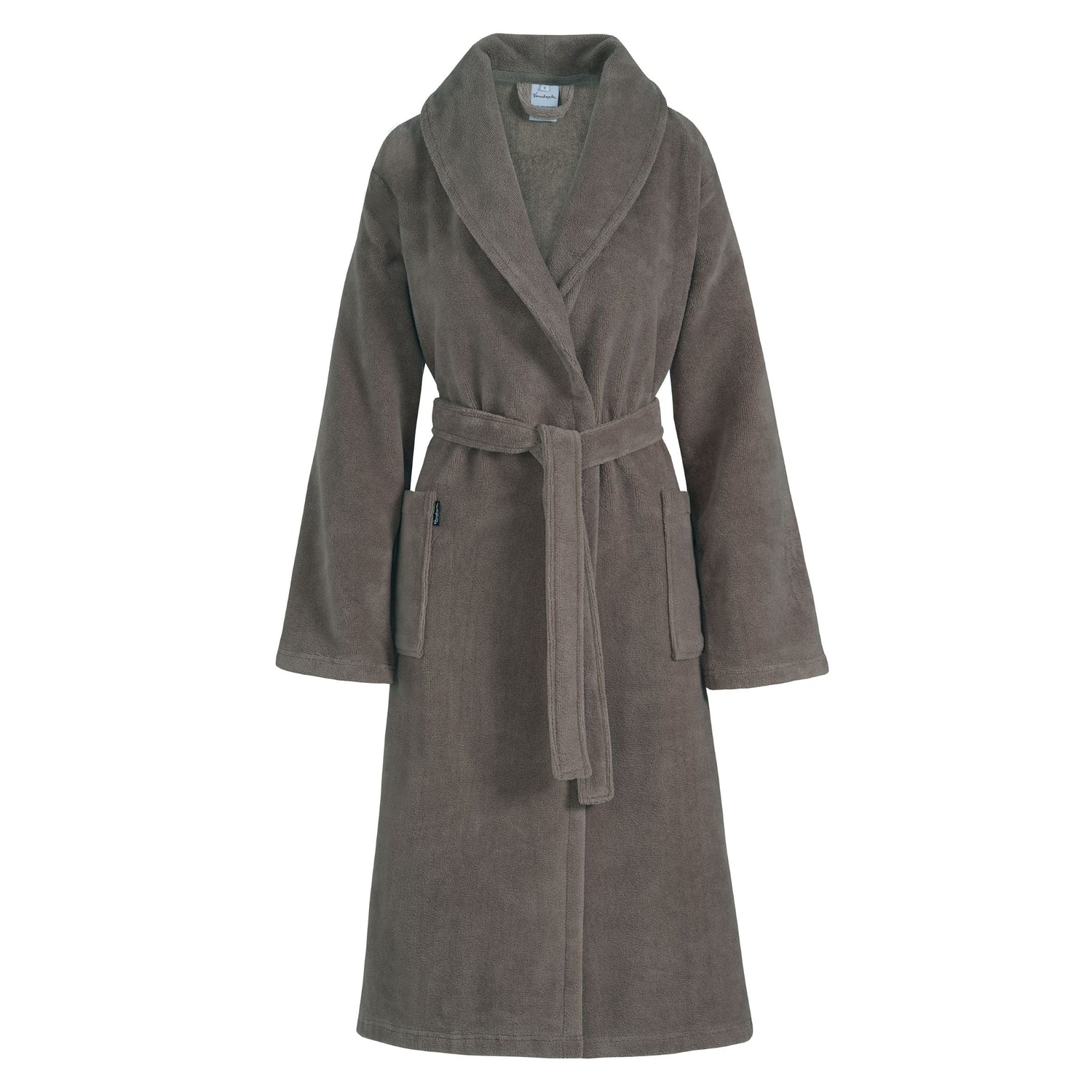 Beaumont Badjas Espresso | S | Bruin | Katoen | Polyester | Bamboe