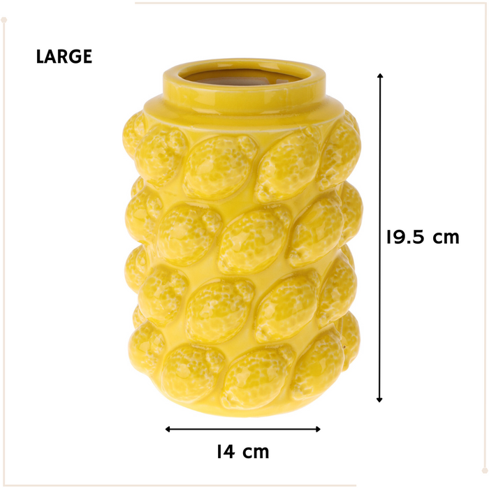 MISOU Citroenvaas 5 soorten Bloempot met Citroenen Citroenvaas Plan...