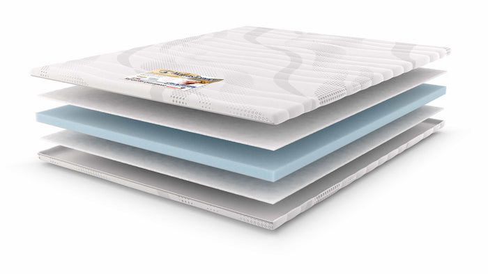 H&D Soft Sense - Koudschuim Topmatras - 140x210cm