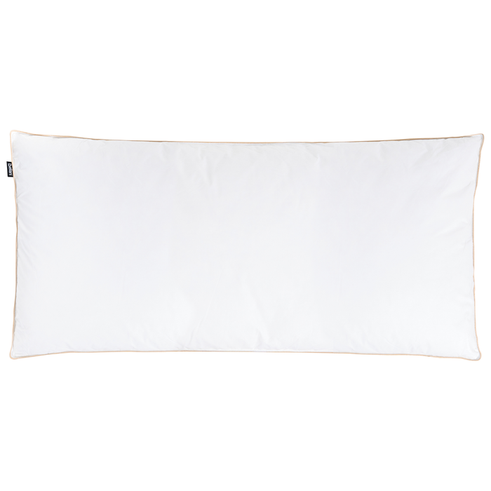 Beliani-ETNA-Hoofdkussen 3 vakken-Wit-40 x 80 cm-Hoog-Eendenveren