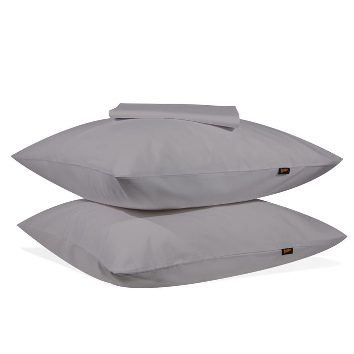 Superieur - Kussensloop - Grijs - Standaard kussen