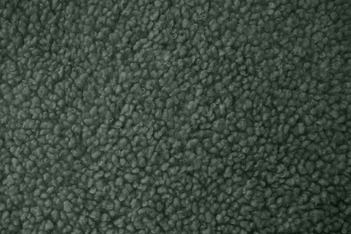 Eleganzzz Hoeslaken Teddy Pluche 35cm Hoekhoogte - bottle green