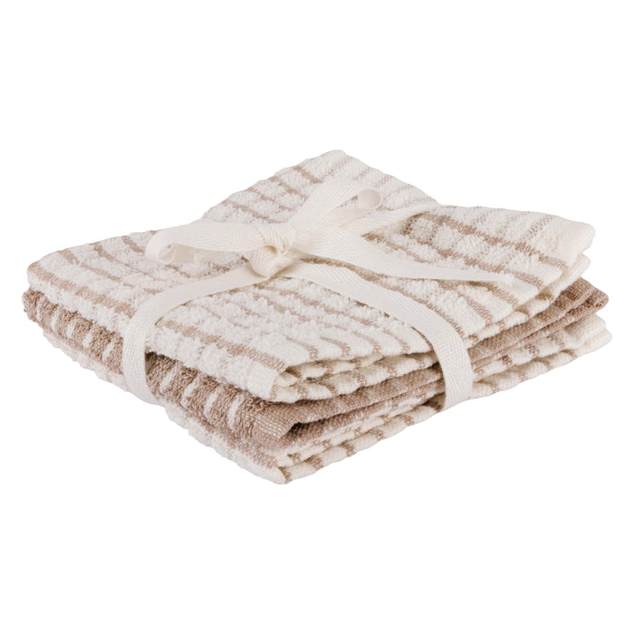 Cosy & Trendy Vaatdoekjes Stoff Sand 30 x 30 cm - 3 Stuks