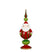 House of Seasons Kerstversiering Santa - 11x11x33.5 cm - Polyresin - Rood