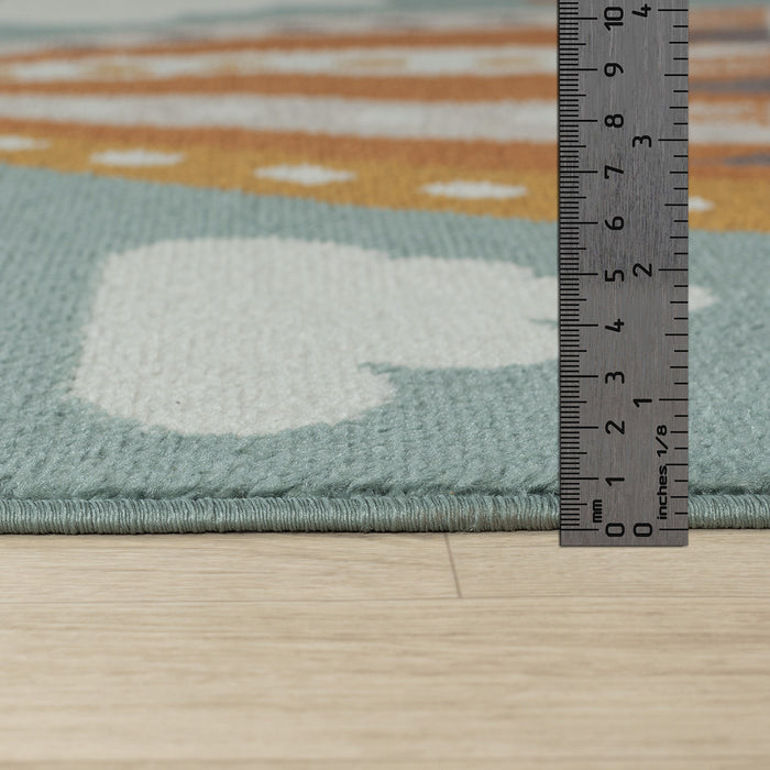 by fonQ Balloon Vloerkleed 160 x 213 cm - Blauwgrijs