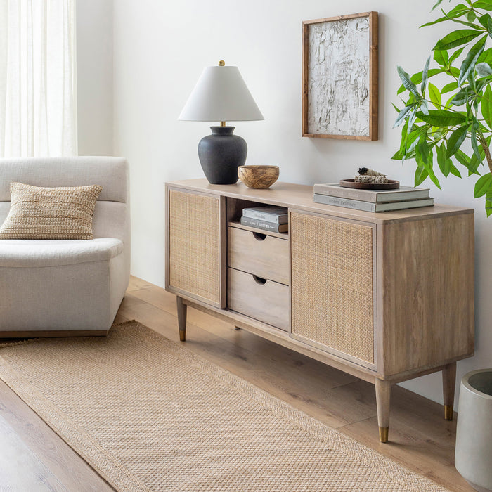 by fonQ Tundra Vloerkleed Loper  80 x 220 cm - Naturel