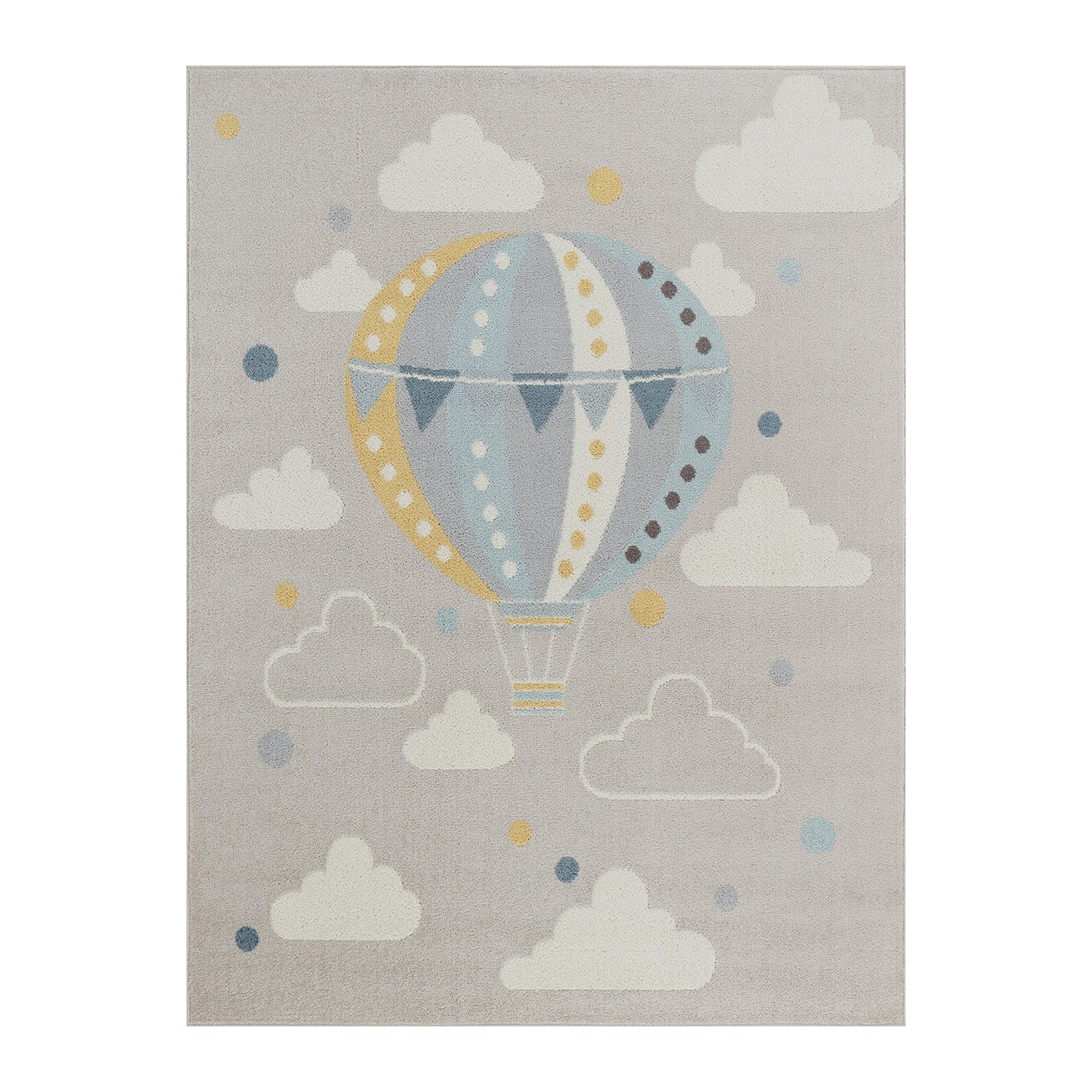 by fonQ Balloon Vloerkleed 140 x 200 cm - Lichtgrijs