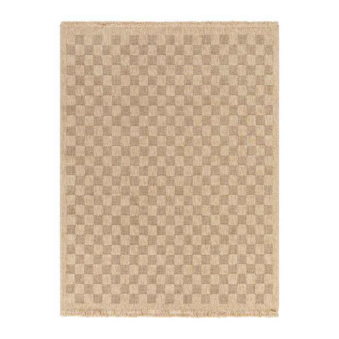 by fonQ Block Vloerkleed 120 x 170 cm - Lichtbeige