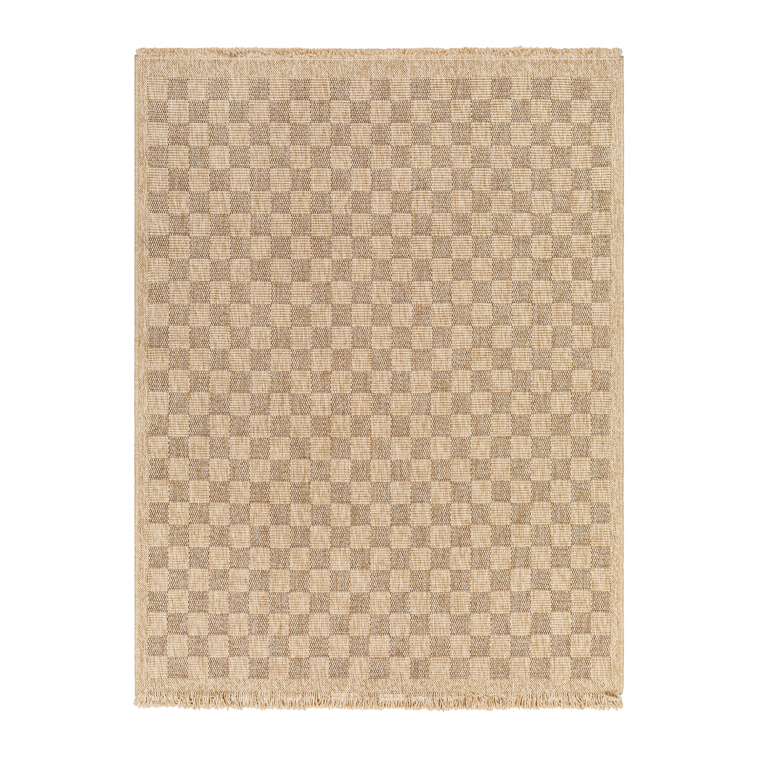 by fonQ Block Vloerkleed 200 x 275 cm - Lichtbeige