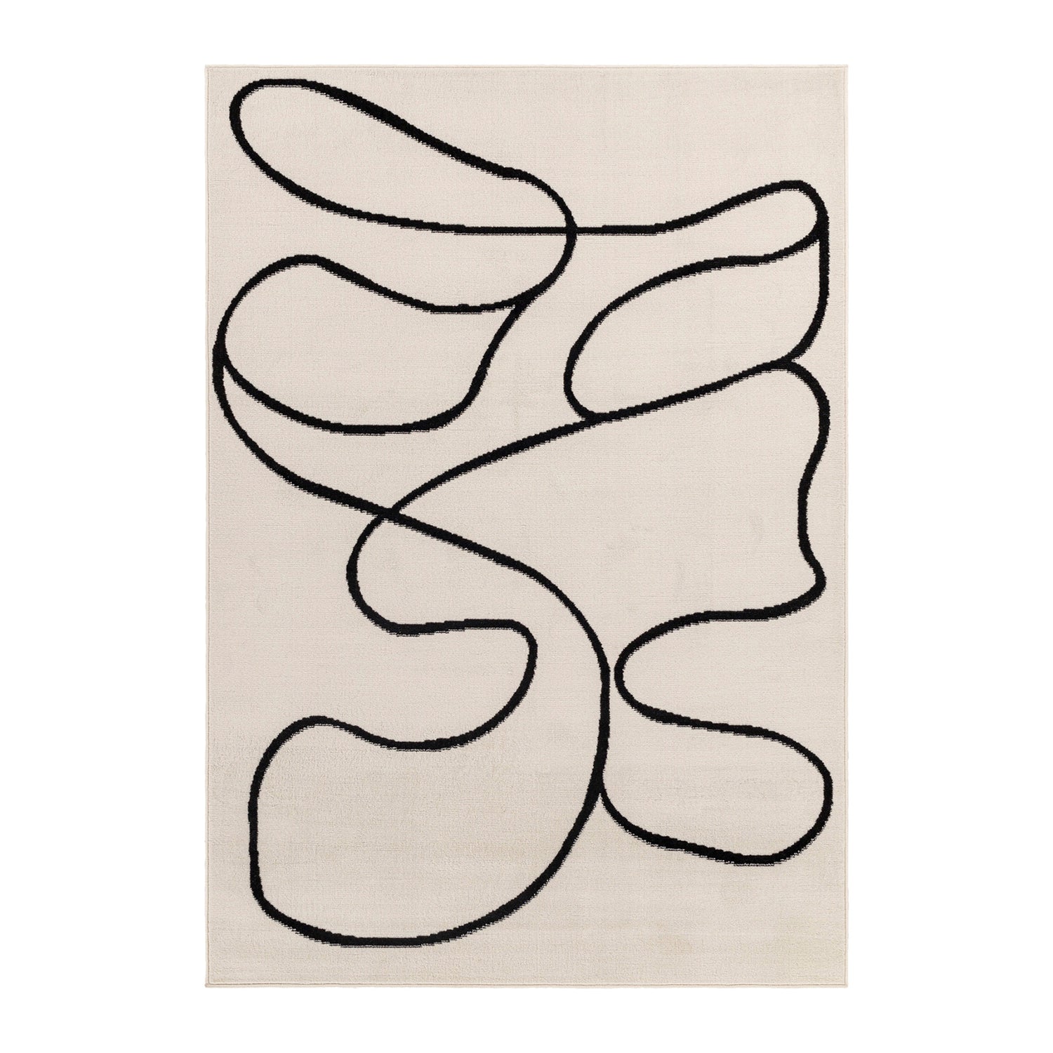 by fonQ Trace Vloerkleed 140 x 200 cm - Off-White