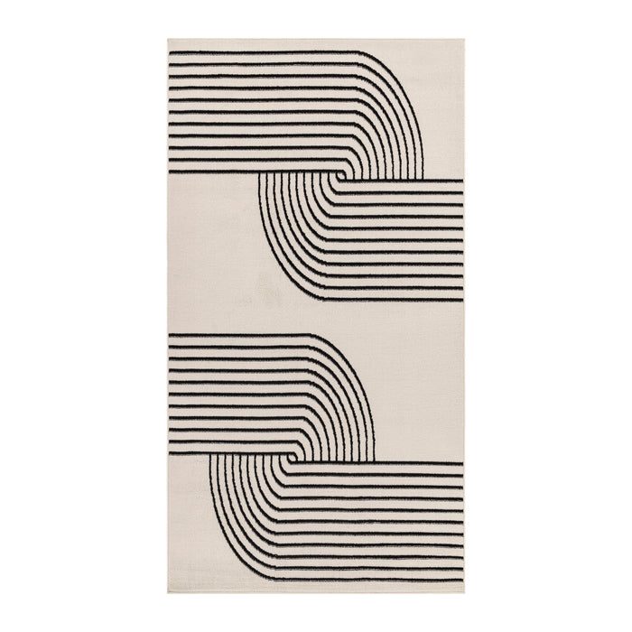 by fonQ Echo Vloerkleed Loper 80 x 150 cm - Off-White