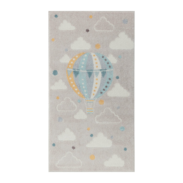 by fonQ Balloon Vloerkleed 80 x 150 cm - Lichtgrijs