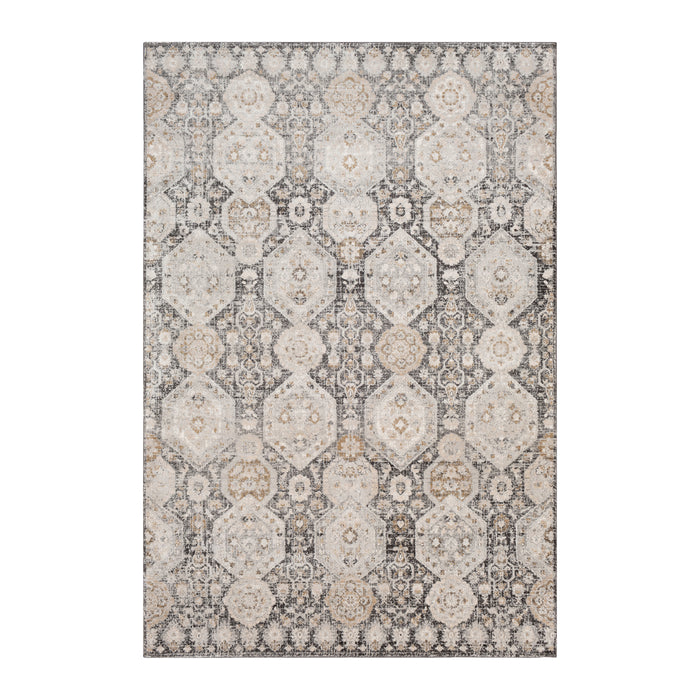 by fonQ Faded Vloerkleed 130 x 170 cm - Zwart