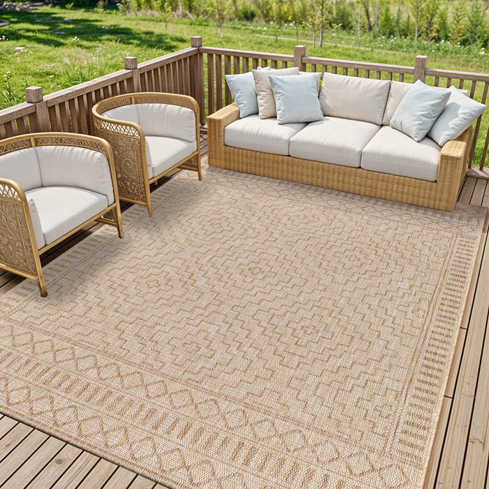 by fonQ Wander Vloerkleed 160 x 213 cm - Lichtbeige