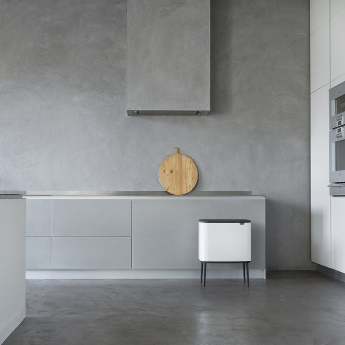 Brabantia Bo Touch Bin Afvalemmer 3 x 11 L  - Wit