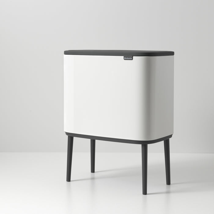 Brabantia Bo Touch Bin Afvalemmer 3 x 11 L  - Wit
