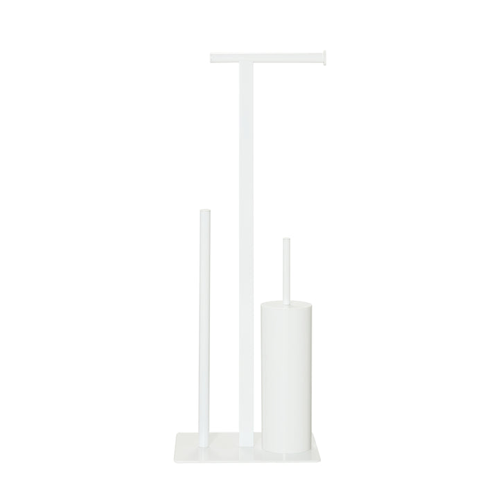 Sealskin Square Toiletbutler - Toiletrolhouder - Toiletborstel met Houder - Reserverolhouder - Vrijstaand - Wit