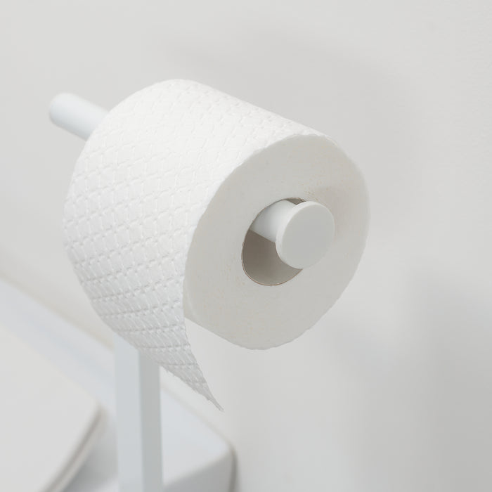 Sealskin Square Toiletbutler - Toiletrolhouder - Toiletborstel met Houder - Reserverolhouder - Vrijstaand - Wit