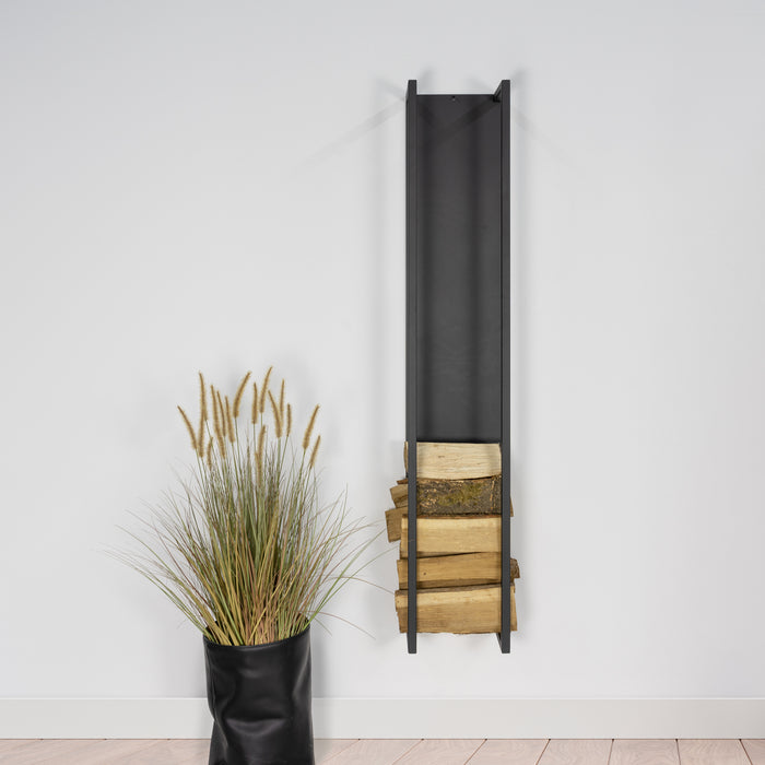 Spinder Design Cubic Fire Houtrek - Mat Zwart