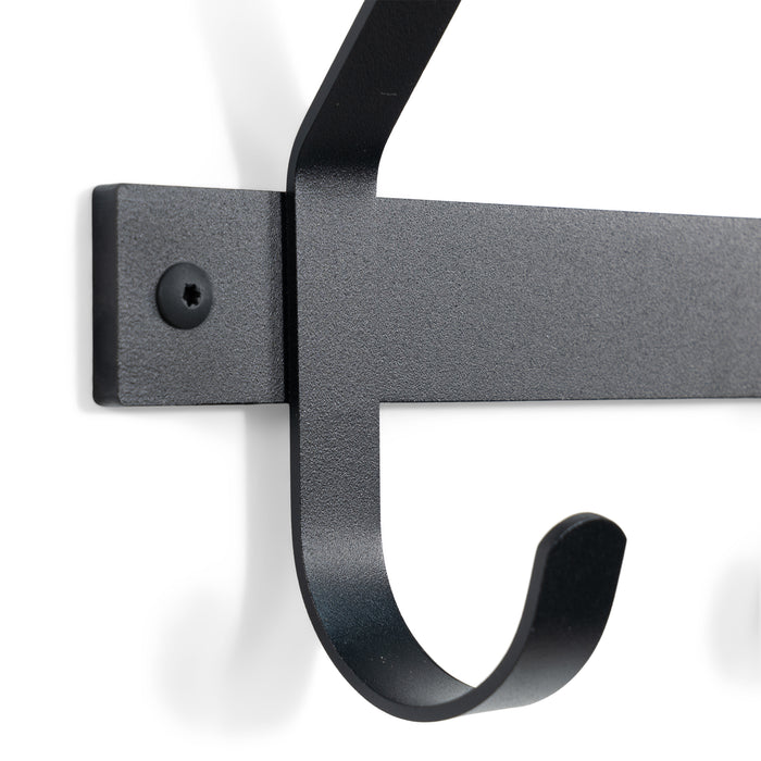 Spinder Design Dexter 3 Wandkapstok - Zwart