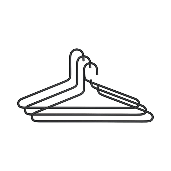 Spinder Design Senza 6 Kledinghanger 3 st. - Zwart