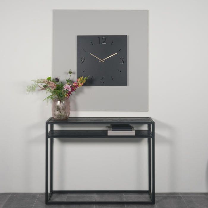 Spinder Design Time Wandklok H 60 x B 60 cm - Zwart