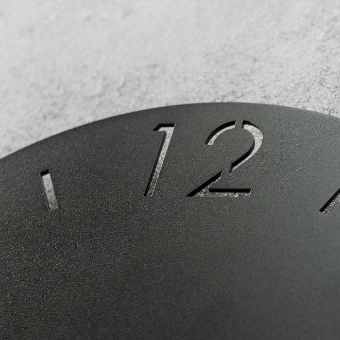 Spinder Design Time Wandklok Ø 60 cm - Zwart