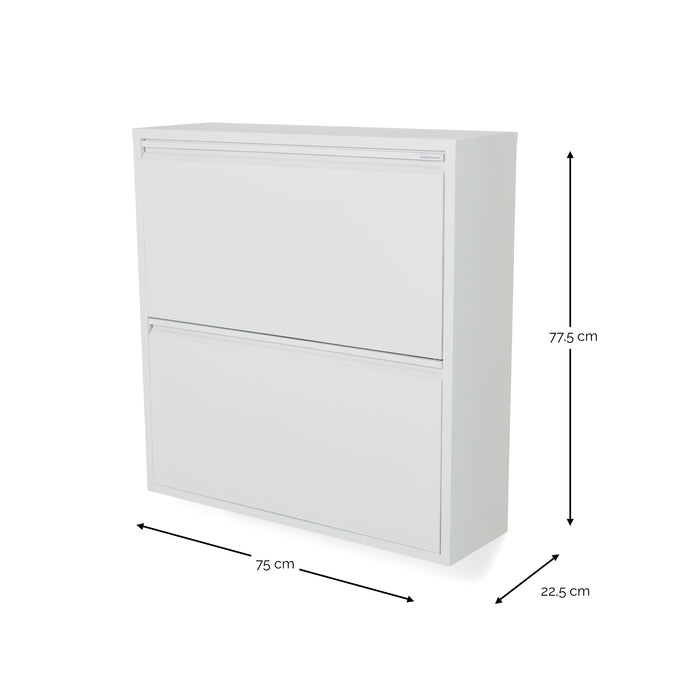 Spinder Design Billy 2 Schoenenkast - Wit