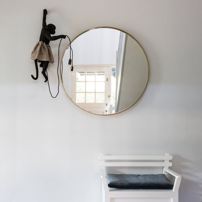 Spinder Design Donna Spiegel Ø 90 cm - Goud