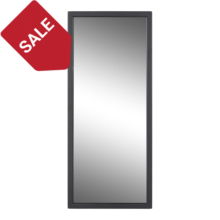 Spinder Design School Wandspiegel -  H 70 x B 30 cm - Zwart