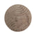 Tapeso Fluffy vloerkleed rond - Carvy taupe - 230 cm