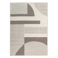 Nordic Weavers Japandi vloerkleed - Ridge Sora crème|grijs - 200x300