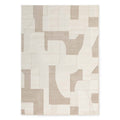 Nordic Weavers Japandi vloerkleed - Ridge Elv crème|beige - 80x150 cm