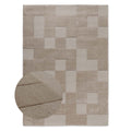 Nordic Weavers Retro vloerkleed - Summit Check beige - 120x170 cm